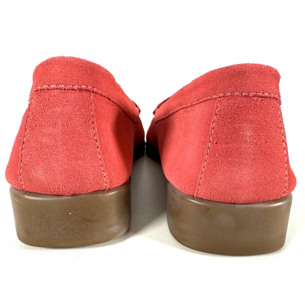 Aerosoles Seam Party Watermelon Suede Loafers Womens Size 11B w/Box - Picture 6 of 12